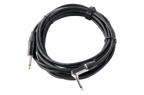 Pronomic Stage INST-A-6 Instrument Cable Right-Angle Plug 6 m Black image 1
