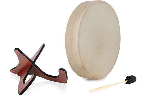Classic Cantabile SD-18 Sjamaantrommel 18" Set met Standaard image 1