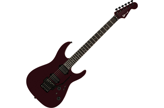 Charvel Pro-Mod Plus Dinky DK24 HH FR EB Crimson Eclipse image 1
