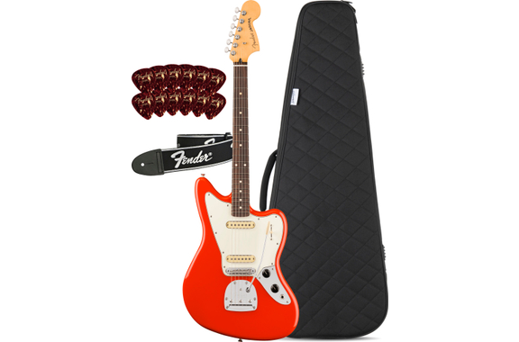 Fender Player II Jaguar Coral Red Set image 1