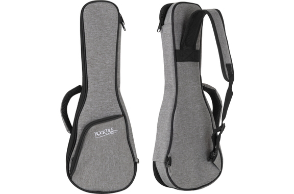 Funda Rocktile para Ukelele Soprano Gris/Naranja image 1