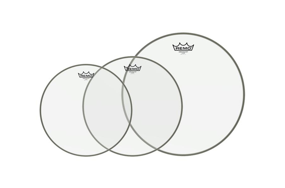 Remo 12" 13" 16" Ambassador Clear Set image 1
