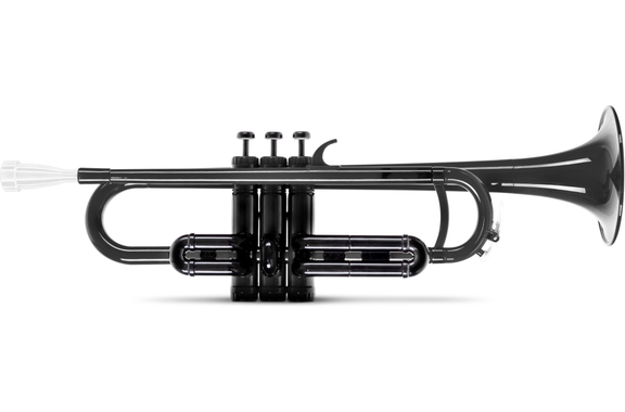 Classic Cantabile KTP-30BK MardiBrass Kunststof Bb-Trompet Zwart image 1