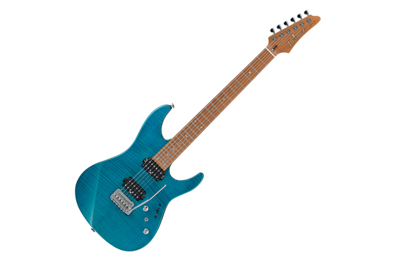 Ibanez MM1-TAB Guitare Électrique Transparent Aqua Blue image 1