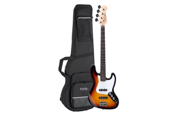 Rocktile Fatboy II E-Bass Sunburst Set incl. Lichtgewichtkoffer image 1