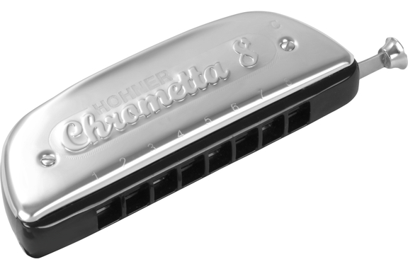 Hohner Chrometta 8 C Armonica A Bocca image 1