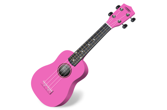 Classic Cantabile US-100 PK Ukulélé Soprano Rose image 1