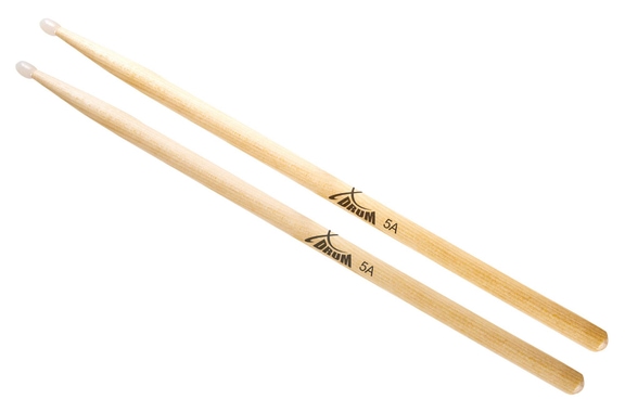 Baguettes de Batterie XDrum 5A Pointe Nylon image 1