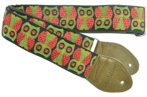 Souldier Owls Olive Gitarrengurt image 1