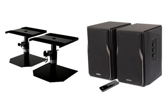 Edifier R1380T Lautsprechersystem in Schwarz Stativ Set image 1