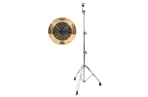 Meinl Classics Custom Dual 22" Ride Set inkl. geradem Beckenständer image 1