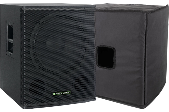 Pronomic SA-18 SUB Active Subwoofer + Cover Set image 1