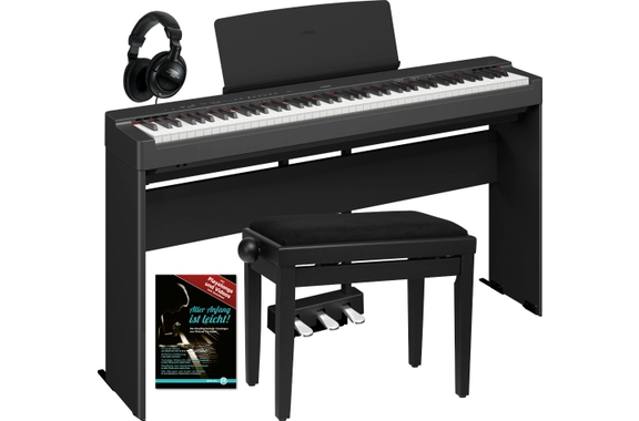 Yamaha P-225B Stagepiano Nero Home Set image 1