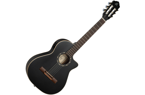 Ortega RCE125SBK-3/4 Satin Black  - Retoure (Zustand: sehr gut) image 1