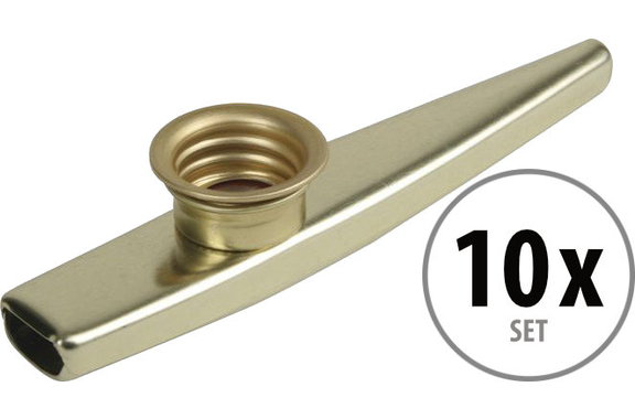 Ensemble De 10 Kazoo Métalliques Gewa image 1