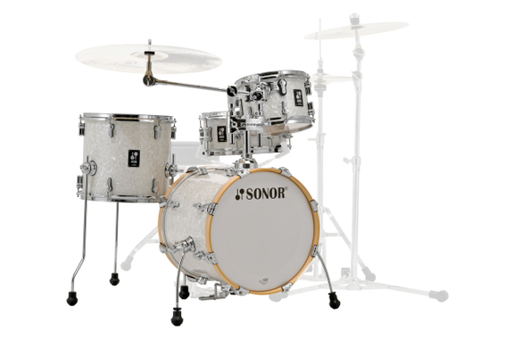 Sonor AQ2 Safari Shell Set White Pearl image 1