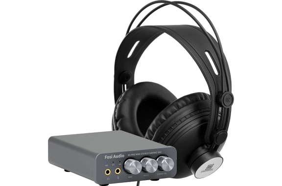 Set Fosi Audio K5 Pro DAC / Pronomic Amplificador De Auriculares image 1