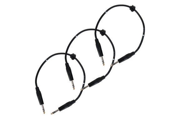 Pronomic Stage INSTS-0.5 Jack Cable 0.5 m Stereo 3x Set image 1