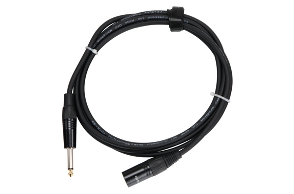 Pronomic Stage JMXM-2.5 Câble Audio Mono Jack/XLR 2,5m Noir image 1