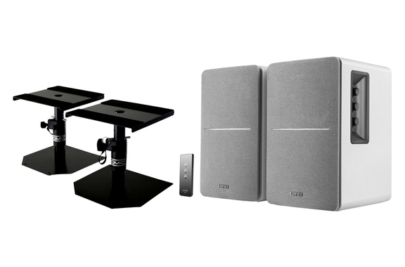 Système d'enceintes Edifier Studio R1280T WS 2.0 Blanc avec Pied image 1
