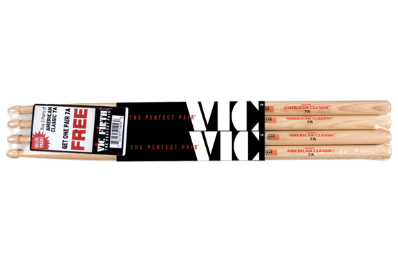 Vic Firth American Classic 7A Value Pack image 1