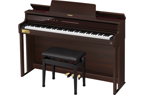 Casio Celviano AP-750 BN Digitalpiano Braun CB-30 Set image 1