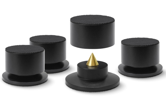 Dynavox BA-4 High-End Absorbers 4-Piece Set Black image 1
