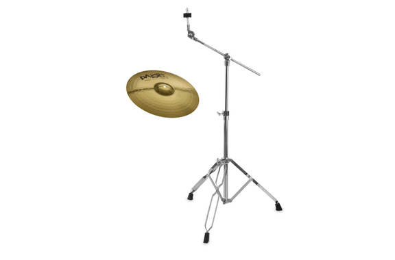 Paiste 101 Brass Crash de 14" + Soporte de Platillo con Brazo SET image 1