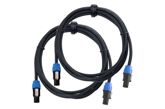 Pronomic pro-line BOXSP4-2.5 Cavo per Altoparlanti Compatibile Speakon 2,5m Set da 2 image 1