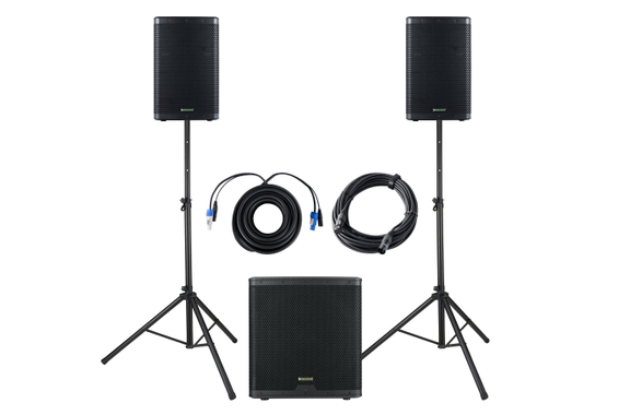 Pronomic Powerstage Concert 1812 2.1 Impianto PA attivo 1800 Watt image 1