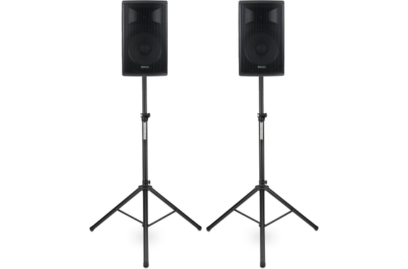 Pronomic E-212 MA 12" Aktivbox 500 Watt Stativ Set image 1