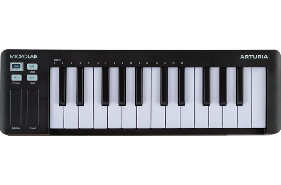 Arturia MicroLab Mk3 Negro image 1