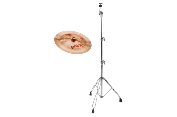 Paiste 2002 16" China + rechte Cymbalstandaard SET image 1