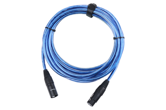 Pronomic Stage XFXM-Blue-5 Câble Micro XLR 5 m Bleu Métallique image 1