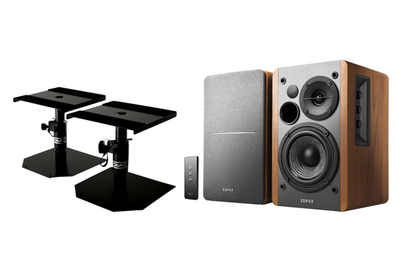 Ensemble Haut-Parleurs Edifier Studio R1280T 2.0 Wood Avec Pieds image 1