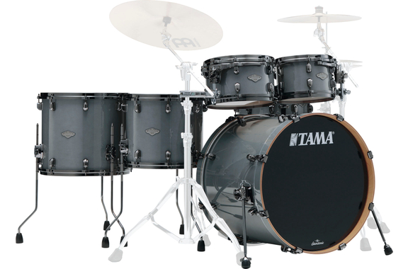 Tama MBS52HZBNSSGR Starclassic Performer Shell Kit Smoky Gray Set + Snare image 1