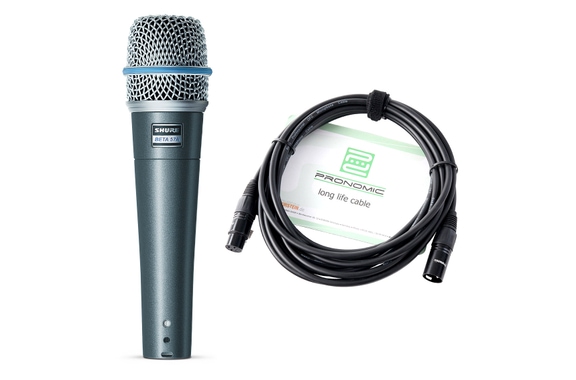 Kit Micro Instrument Shure Beta 57A Incl. Câble 5 m image 1