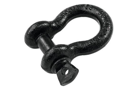 Safetex Schäkel 10mm schwarz mit Schraubbolzen image 1