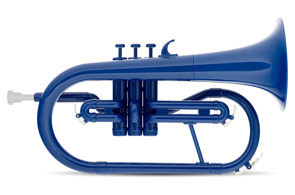 Classic Cantabile KFL-30BU MardiBrass Bugle Bb Plastique Bleu image 1