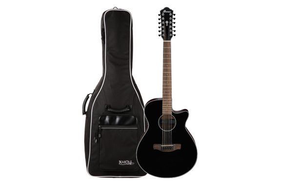 Ibanez AEG5012-BKH Black High Gloss Set incl. Funda image 1