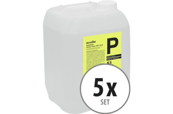 Eurolite Smoke Fluid "P2D" 5L 5x Set image 1