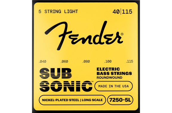 Fender SubSonic 7250-5L Light 5-String image 1