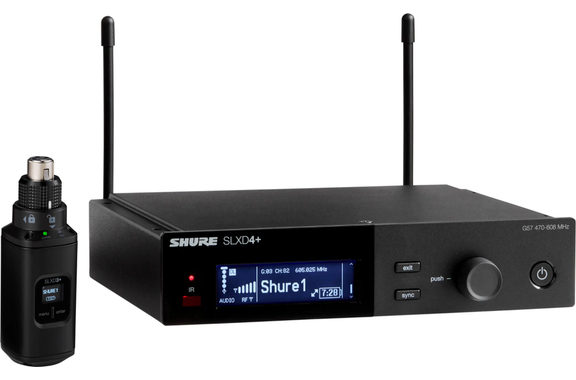 Shure SLXD4+ S50 Système Sans Fil Numérique Avec Émetteur Clip SLXD3+ image 1