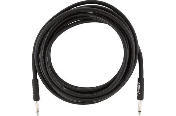 Fender Professional Series Cavo Strumento 15' Nero image 1