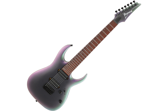 Ibanez RGA742EX-BAM RGA 7 Cordes Black Aurora Burst Matte image 1