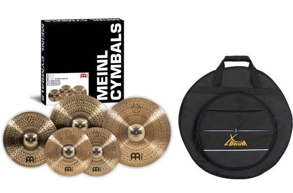 Meinl Pure Alloy Custom Medium Thin Expanded Set + Cymbal Bag image 1