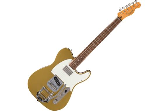 Squier Classic Vibe Custom Telecaster SH with Bigsby Aztec Gold image 1