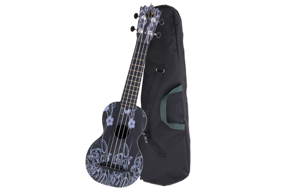 Classic Cantabile BeachBuddy Black Beauty, Ukulele Soprano ABS image 1