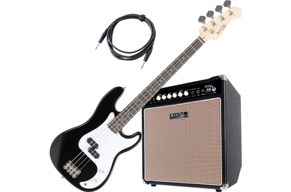 Rocktile Puncher E-Bass Noir Lemmy Set image 1