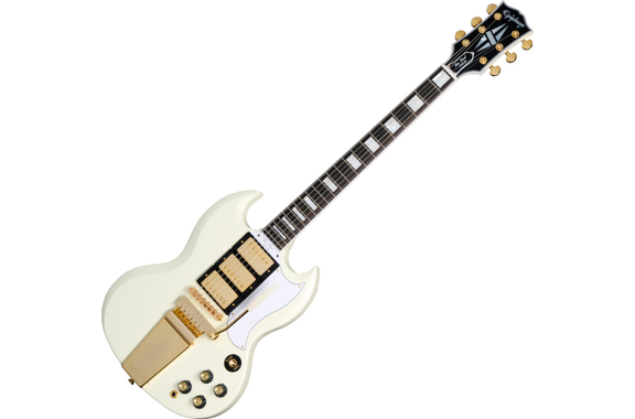 Epiphone 1963 Les Paul SG Custom With Maestro Vibrola Classic White image 1
